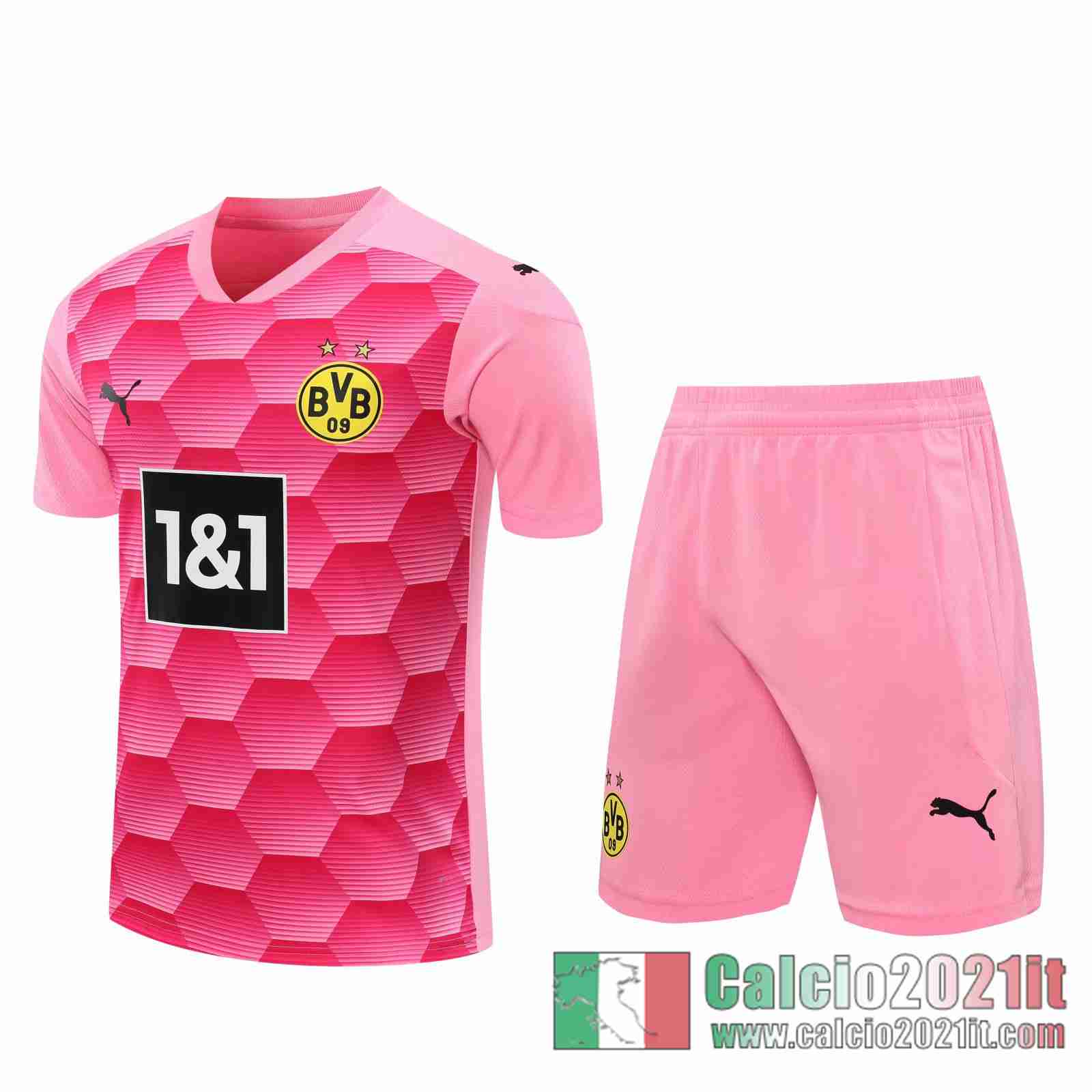 Dortmund Maglie Calcio Portiere Rosa 2020 2021