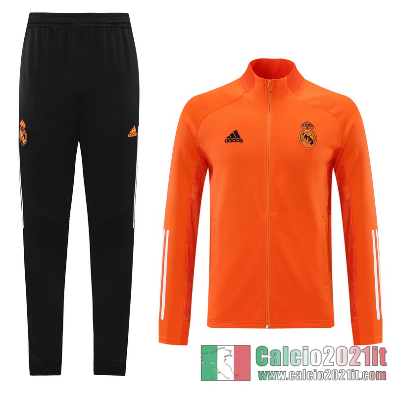 Real Madrid Full-Zip Giacca Orange Formazione 2020 2021 J118