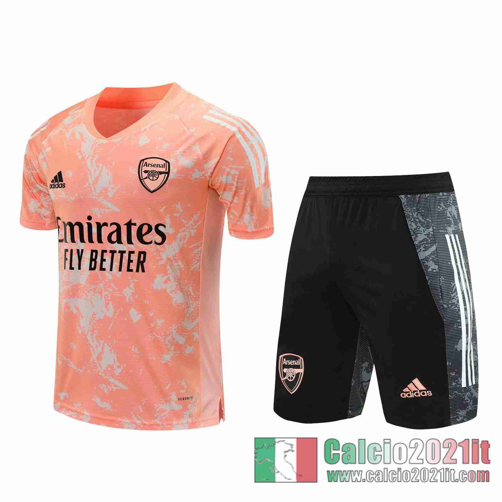 Arsenal Magliette Tuta Calcio arancia 2020 2021 T101