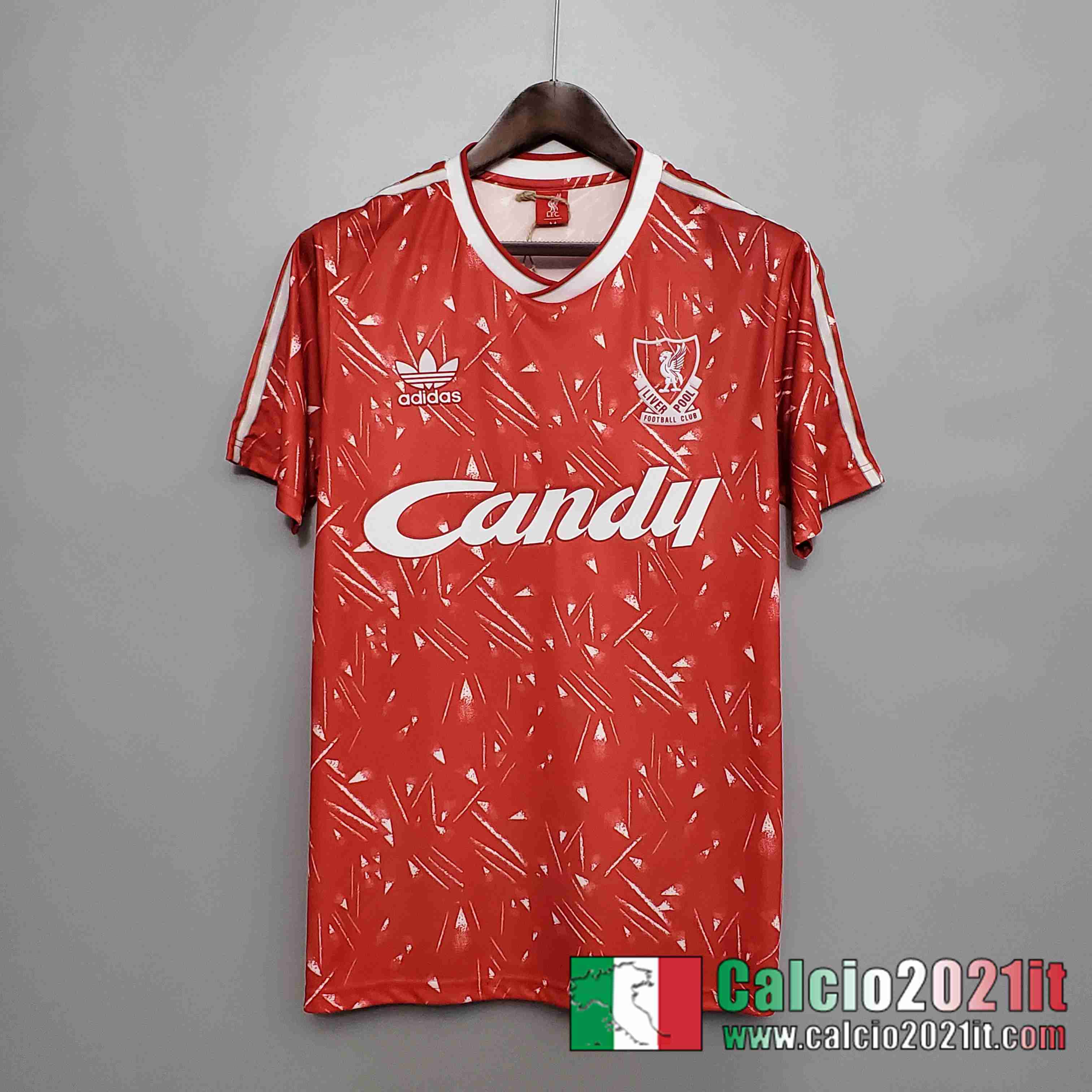 Retro Maglia Calcio 89/91 Liverpool Prima