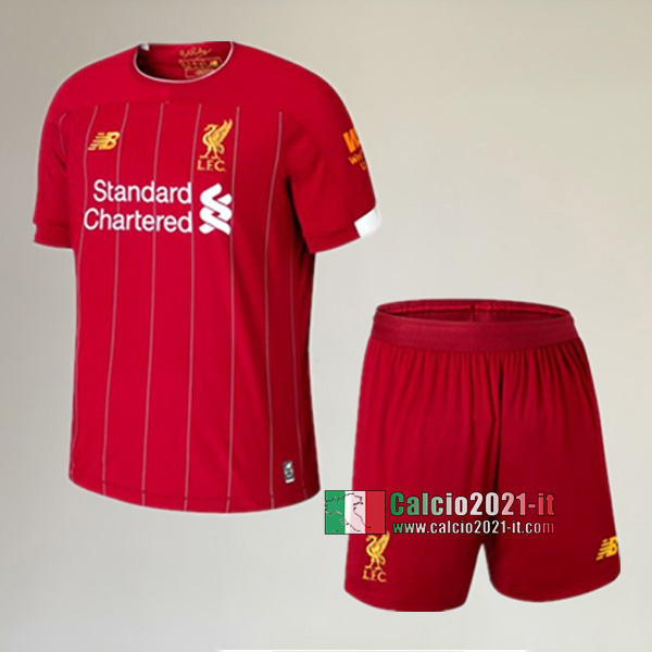 Prima Maglia Nuova Del FC Liverpool Bambini 2019-2020 Personalizzazione