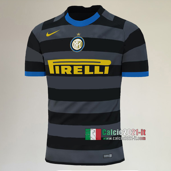 Terza Maglia Calcio Nuova Del Inter Milan Uomo Versione Trapelata 2020-2021 Personalizzata