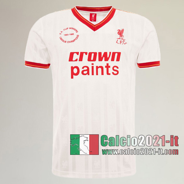 Calcio2021-It:Creare Seconda Retro Maglia Calcio Fc Liverpool 1985 1986