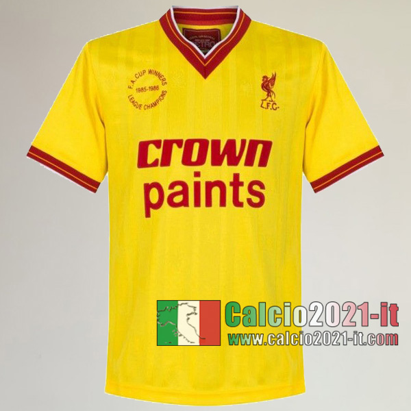Calcio2021-It:Personalizzazione Terza Retro Maglia Calcio Fc Liverpool 1985 1986