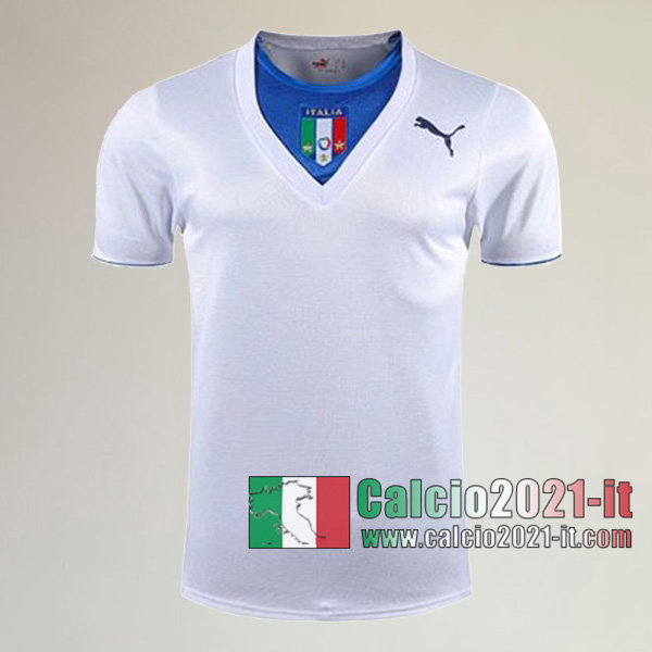 Calcio2021-It:Personalizza Seconda Retro Maglia Italia Coupe Du Monde 2006