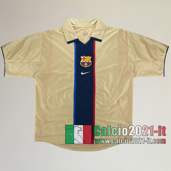 Calcio2021-It:Personalizza Seconda Retro Maglia Calcio Fc Barcellona 2001 2003