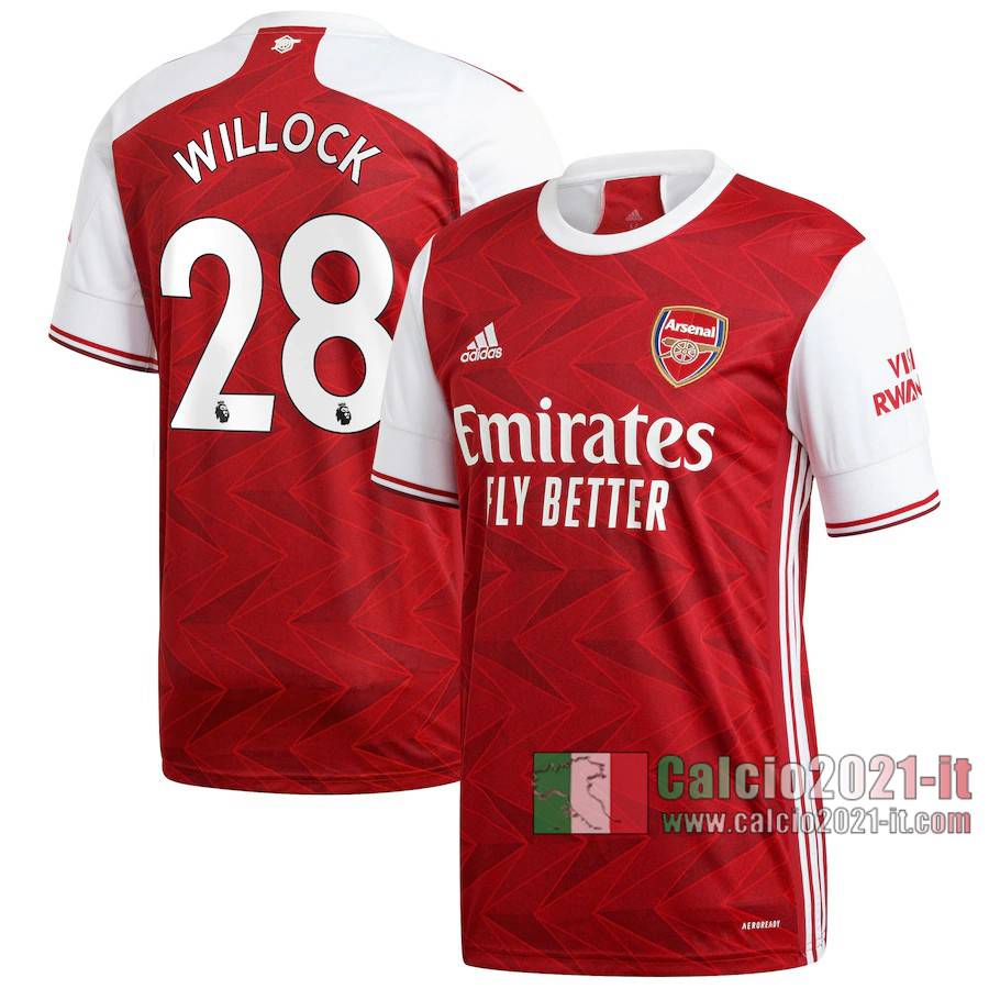 Le Nuove Prima Maglia Calcio Arsenal Uomo Willock #28 2020-2021