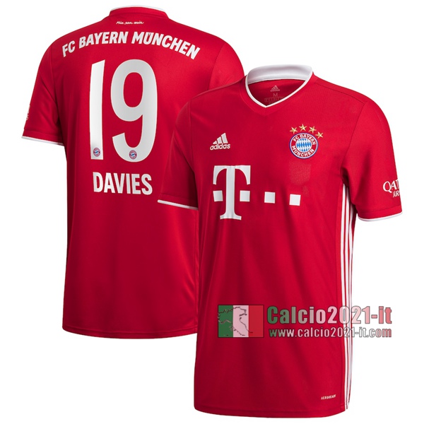 Calcio2021-It: La Nuove Prima Maglia Calcio Bayern Munchen Alphonso Davies #19 2020-2021