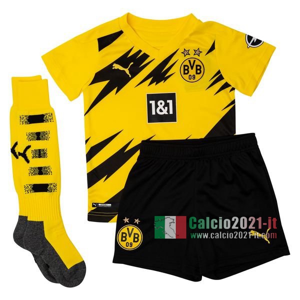 Calcio2021-It: La Nuova Prima Maglia Borussia Dortmund Bambino 2020-2021 Personalizzati