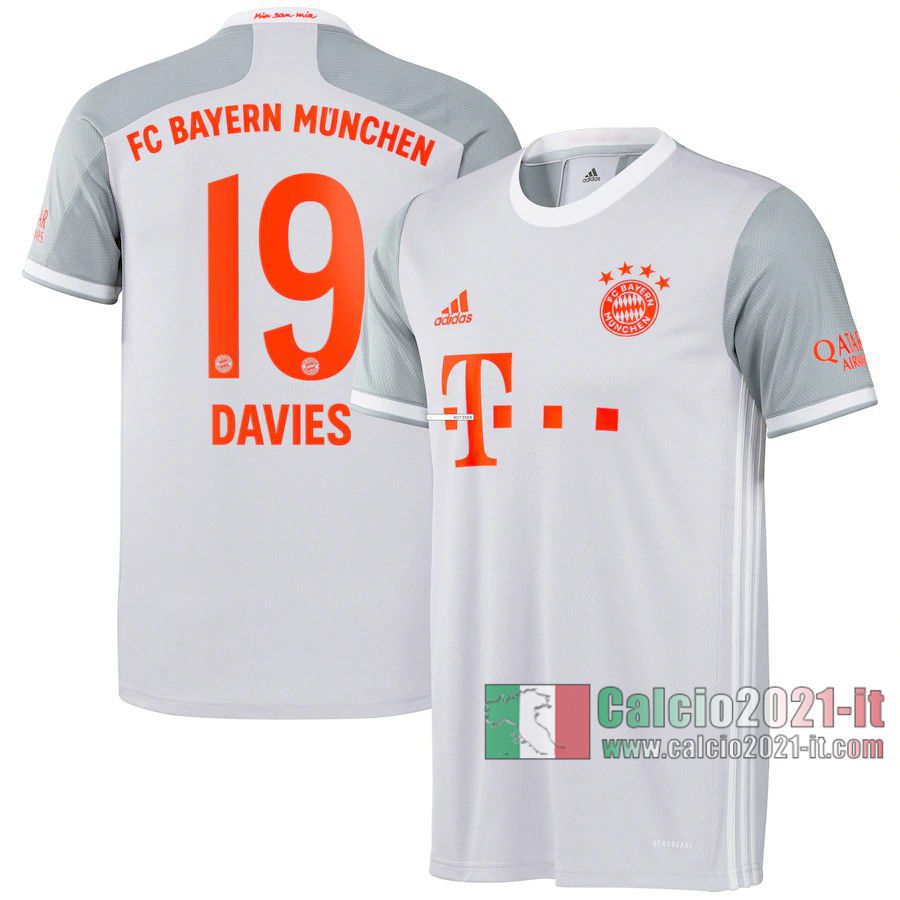 Le Nuove Seconda Maglia Calcio Bayern Monaco Uomo Alphonso Davies #19 2020-2021