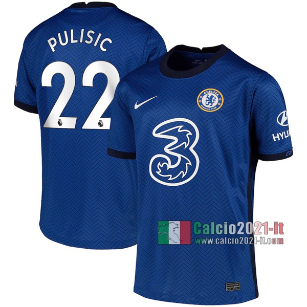 Calcio2021-It: La Nuova Prima Maglia Calcio Chelsea Fc Christian Pulisic #22 2020-2021