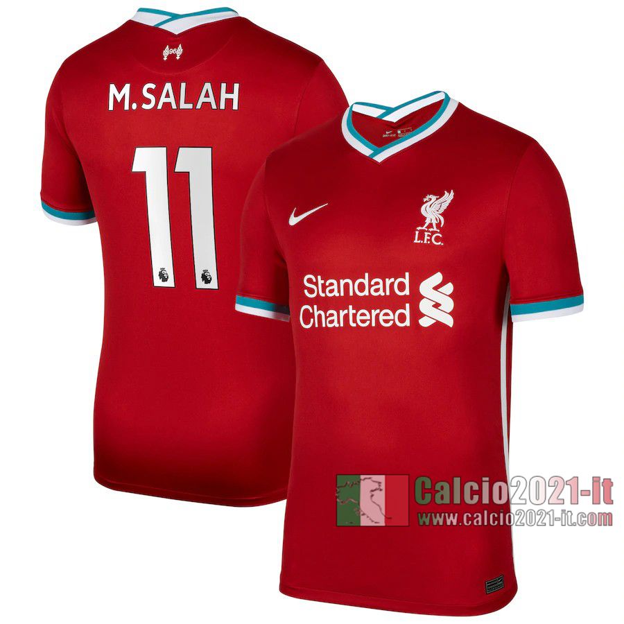 Le Nuove Prima Maglia Calcio Liverpool Uomo Mohamed Salah #11 2020-2021