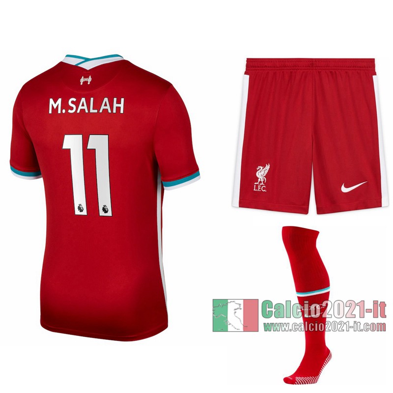 Le Nuove Prima Maglia Calcio Liverpool Bambino Mohamed Salah #11 2020-2021