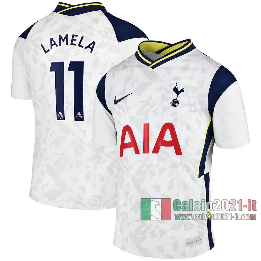 Le Nuove Prima Maglia Calcio Tottenham Hotspur Uomo David Lamela #11 2020-2021