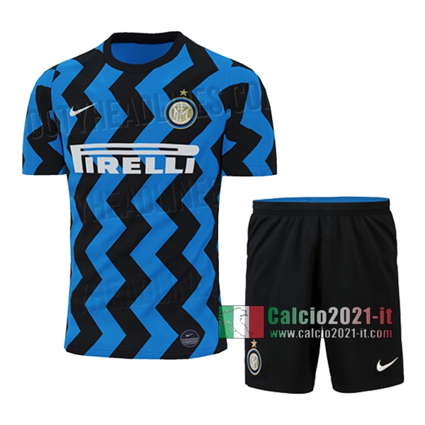 Calcio2021-It: Le Nuove Prima Maglia Inter Milan Bambino 2020-2021 Personalizzate