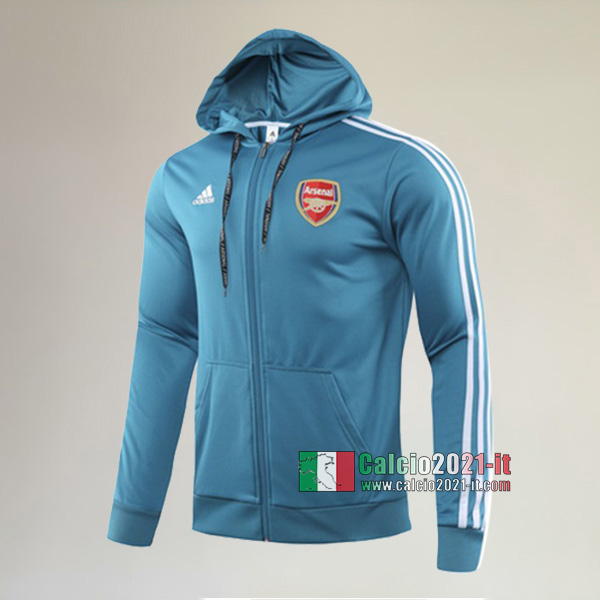 Track Top| Nuove Del Arsenal FC Felpa Sportswear Azzurra Affidabile 2019-2020