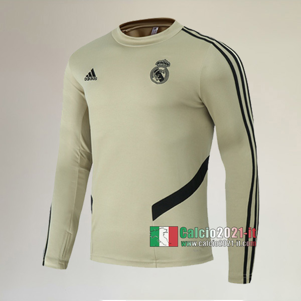 Track Top| La Nuove Real Madrid Felpa Sportswear Gialla Classiche 2020-2021
