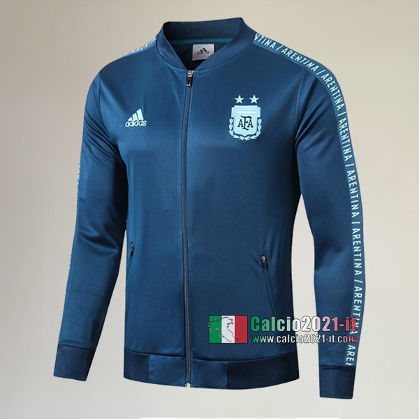 Nuova Del Argentina Full-Zip Giacca Ciano Authentic 2019/2020 :Calcio2021-it