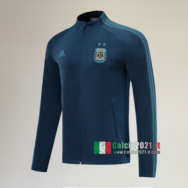La Nuova Argentina Full-Zip Giacca Azzurra Reale Vintage 2020/2021 :Calcio2021-it