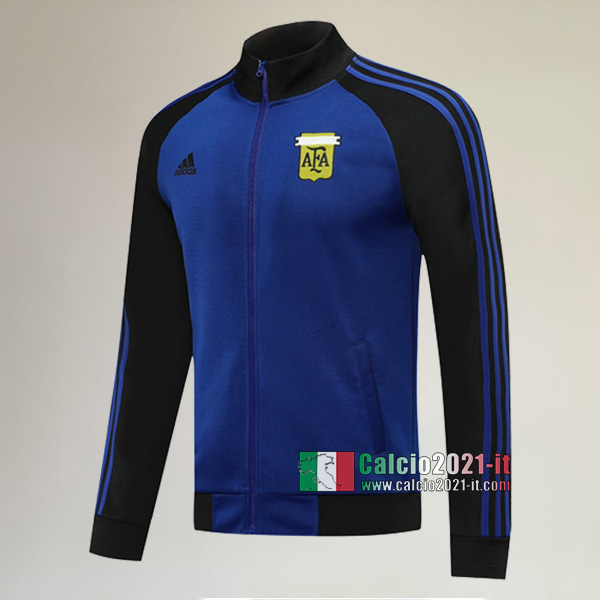 Nuove Del Argentina Full-Zip Giacca Azzurra Originali 2020/2021 :Calcio2021-it