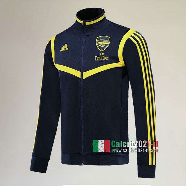 La Nuove Arsenal FC Full-Zip Giacca Nera/Gialla Originale 2019/2020 :Calcio2021-it