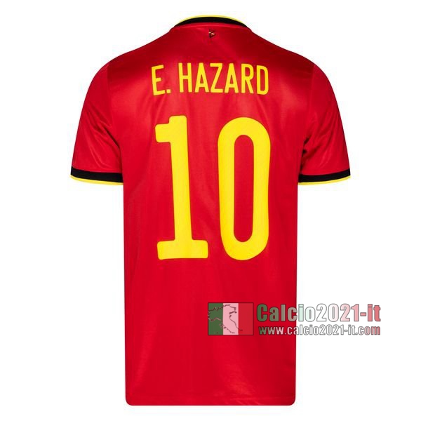 Calcio2021-It: La Nuova Seconda Maglia Belgio E. Hazard #10 Europei 2020 Compra Online