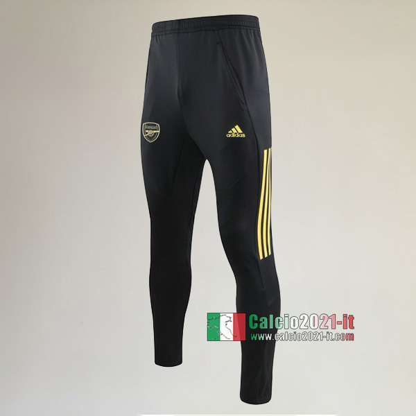 A++ Qualità Nuove Pantaloni Sportiva Arsenal Nera Gialla 2019/2020