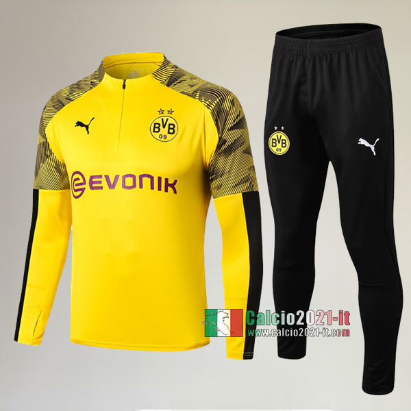 AAA Qualità: Nuove Del Tuta Borussia Dortmund + Pantaloni Gialla 2019 2020