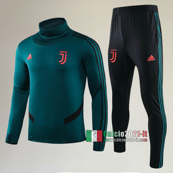 A++ Qualità: Nuova Del Tuta Juventus Turin Collare Alto + Pantaloni Verde 2019/2020