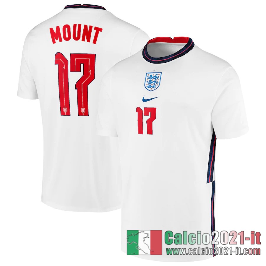 Inghilterra Maglia Calcio Mount #17 Prima 2020-21