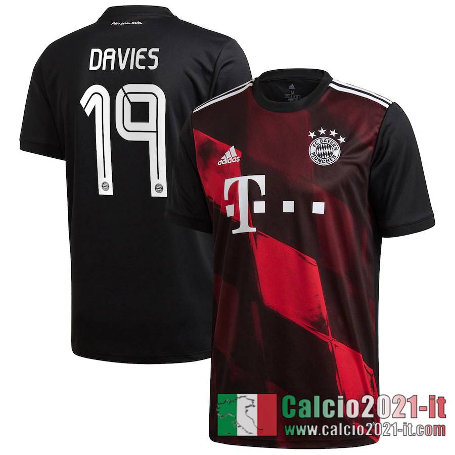 Bayern Monaco Maglia Calcio Alphonso Davies #19 Terza 2020-21