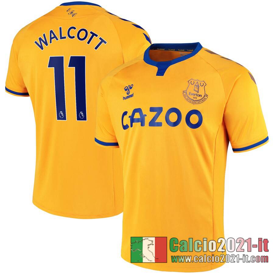 Everton Maglia Calcio Walcott #11 Seconda 2020-21