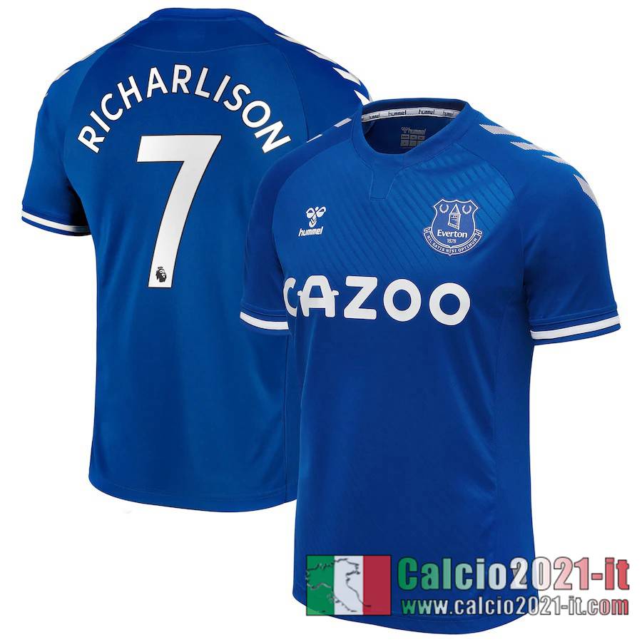 Everton Maglia Calcio Richarlison #7 Prima 2020-21