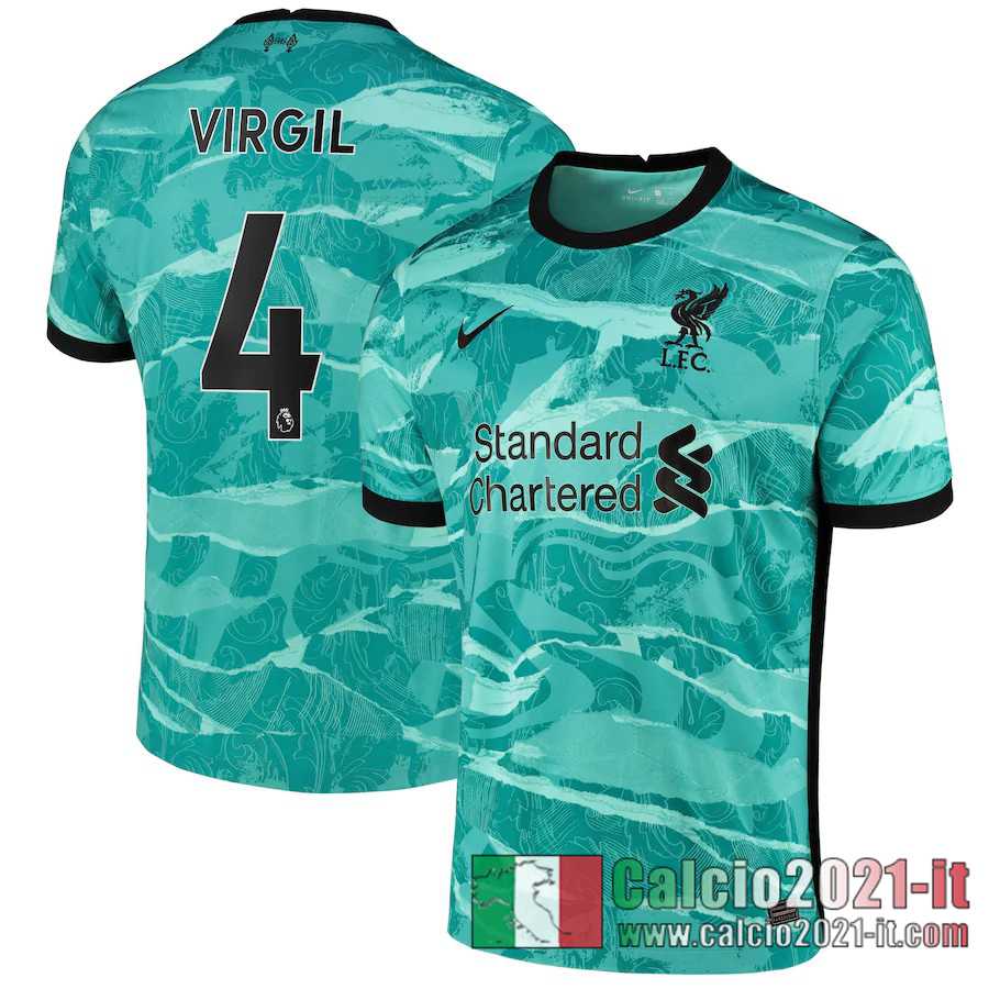 Liverpool Maglia Calcio Virgil #4 Seconda 2020-21