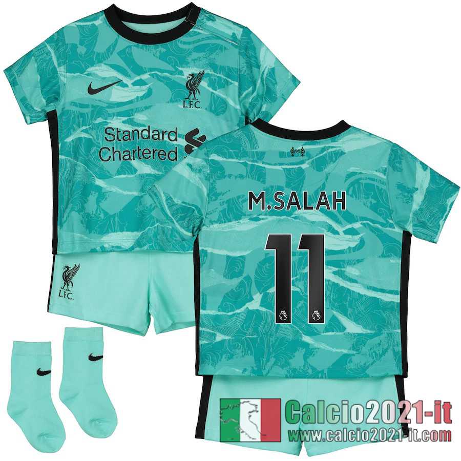 Liverpool Maglia Calcio M.Salah #11 Seconda Bambino 2020-21