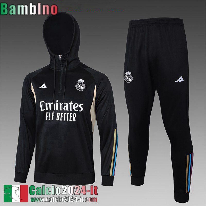 Real Madrid KIT: Felpa Sportswear Bambini 2023 2024 C121
