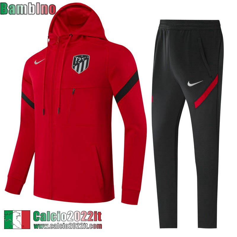 Olympique Lione Full-Zip Giacca rosso Bambini 2021 2022 TK227