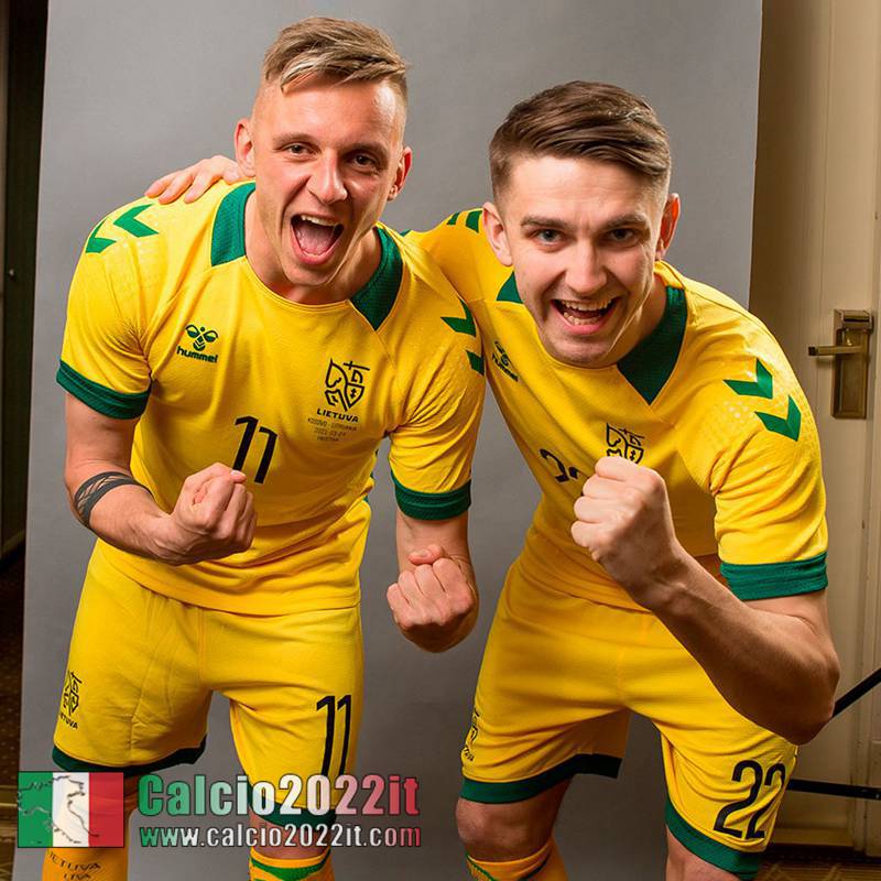Prima Lithuania Maglia Calcio Uomo 2021