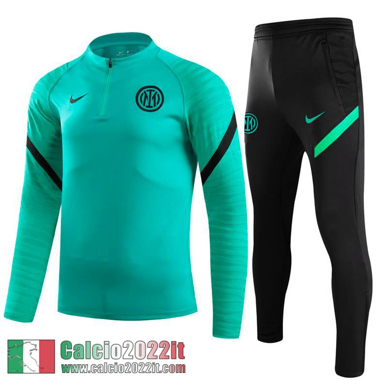 Inter Milan Tuta Calcio Uomo verde TG32 2021 2022