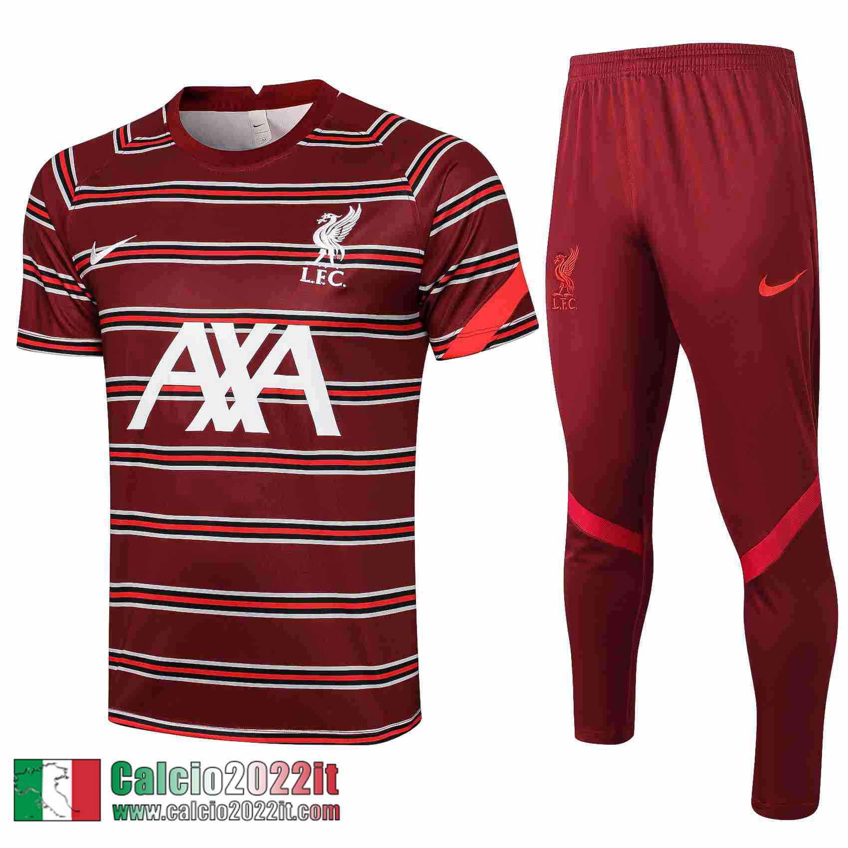 Liverpool T-shirt Uomo rosso PL103 2021 2022