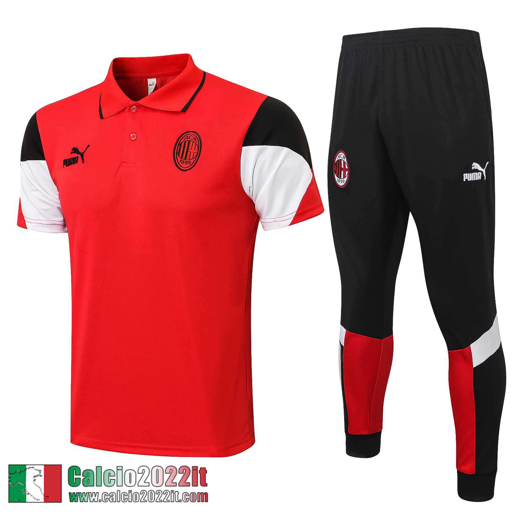 AC Milan Polo Uomo rosso PL109 2021 2022
