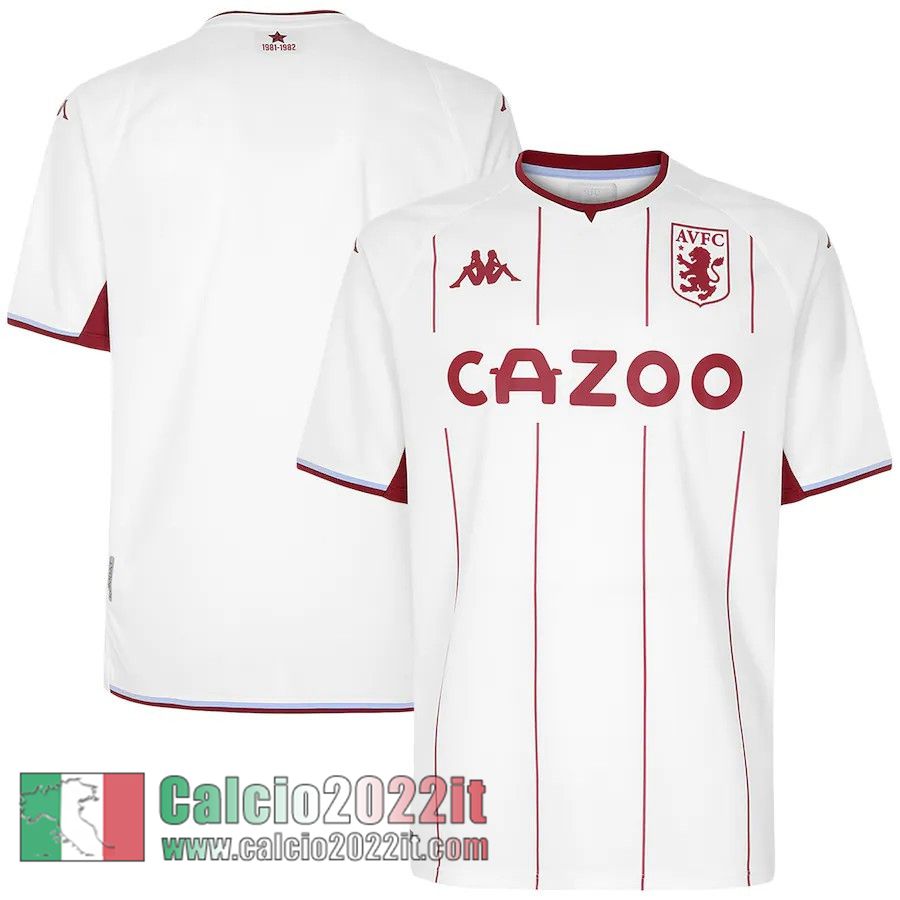 Seconda Aston Villa Maglia Calcio Uomo 2021 2022