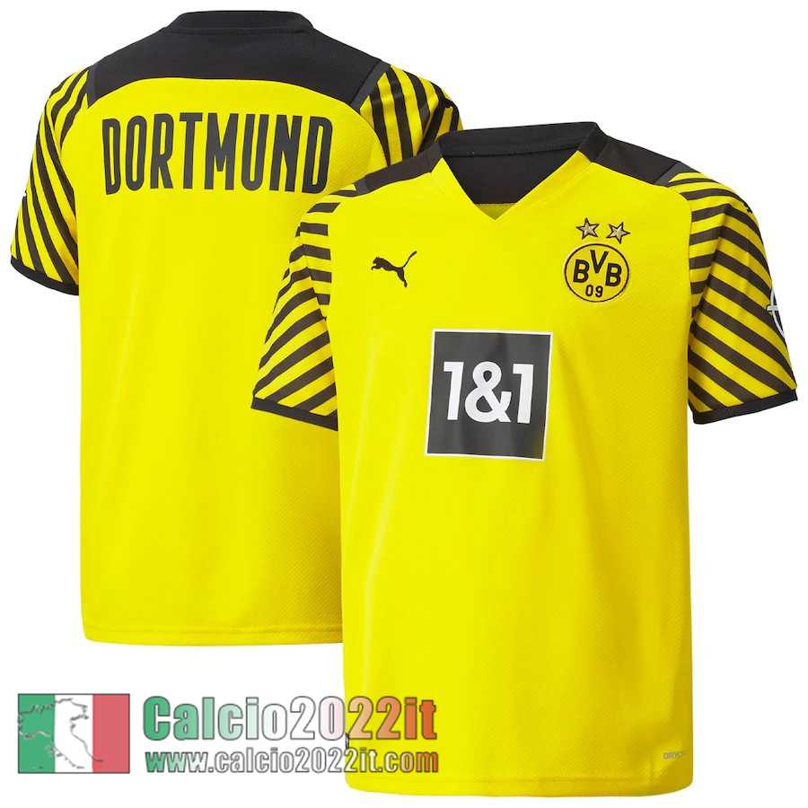 Prima Borussia Dortmund Maglia Calcio Uomo 2021 2022