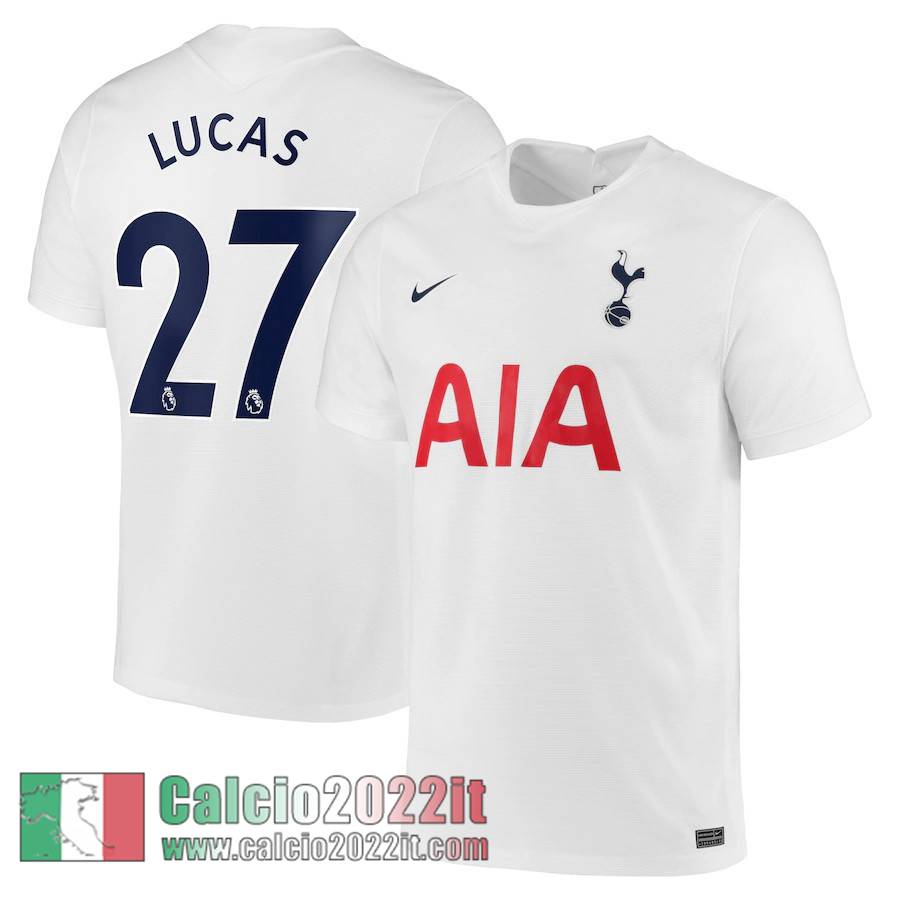 Prima Tottenham Hotspur Maglia Calcio Uomo # Lucas 27 2021 2022