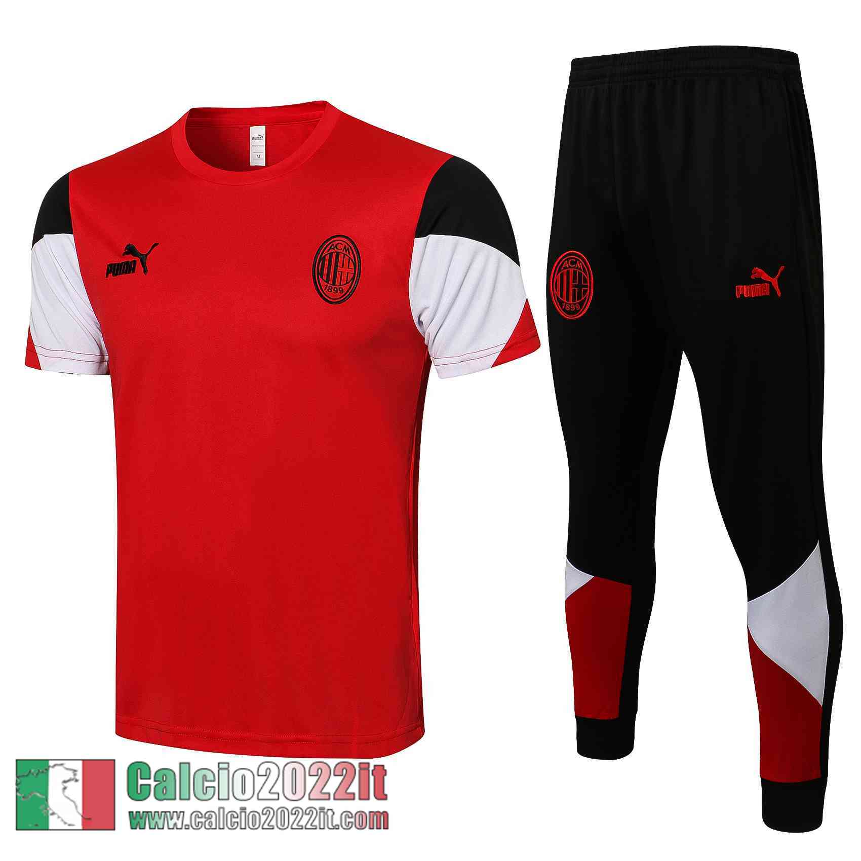 rosso AC Milan T-shirt Uomo PL127 2021 2022