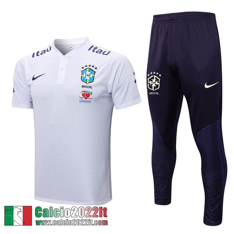 Polo Shirts Brasile Bianco Uomo 2022 2023 PL614
