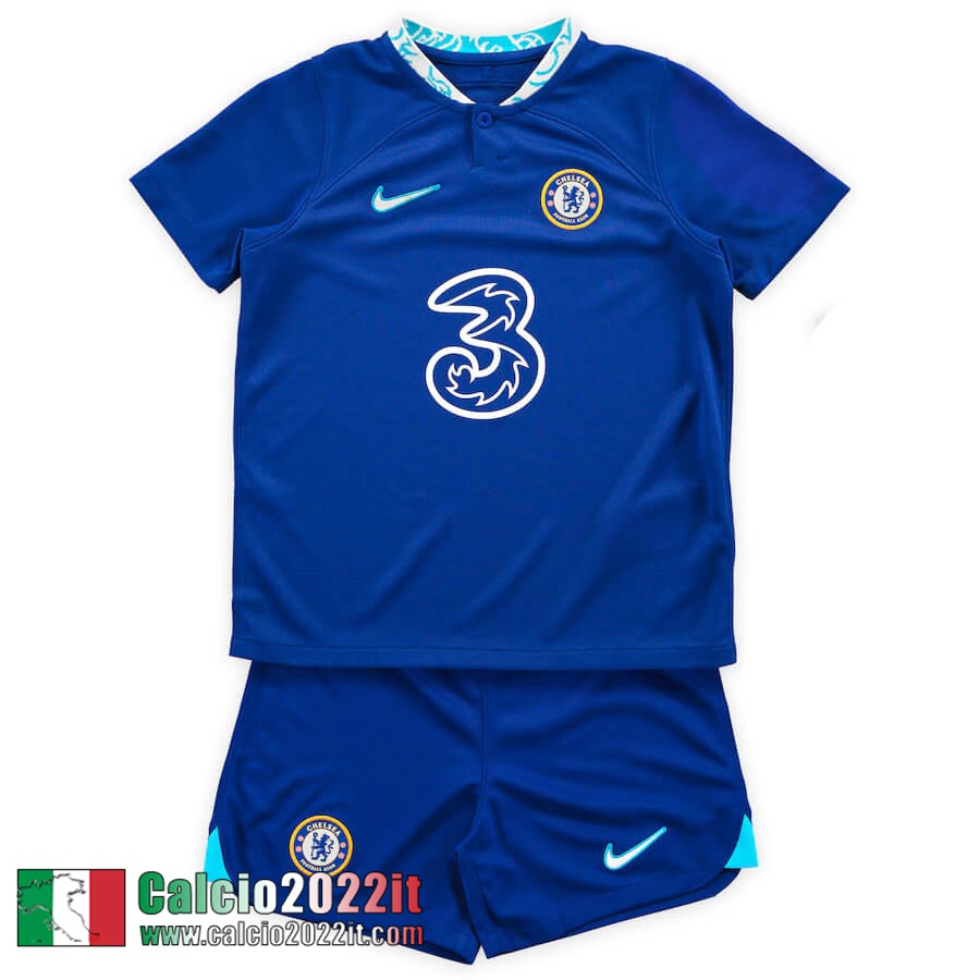 Maglia Calcio Chelsea Prima Bambini 2022 2023