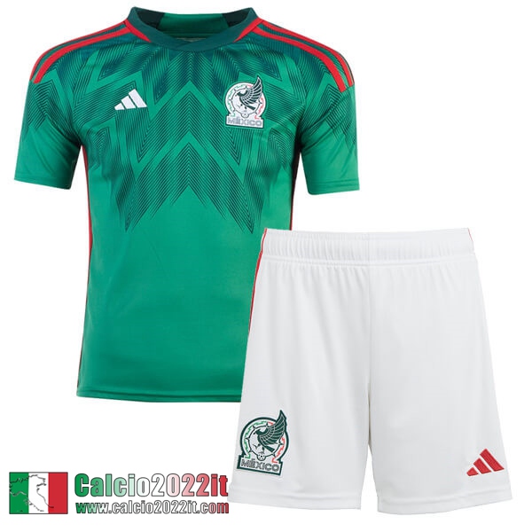 Maglia Calcio Messico Prima Bambini 2022 2023