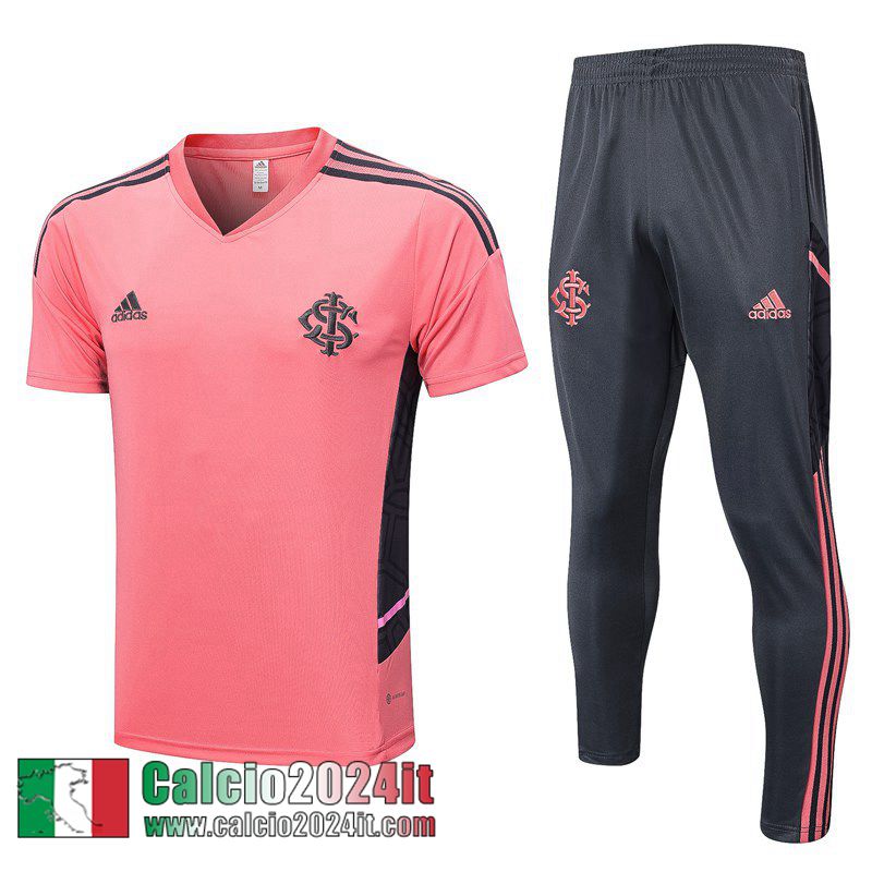 Internacional Tute Calcio T Shirt rosa Uomo 22 23 TG595