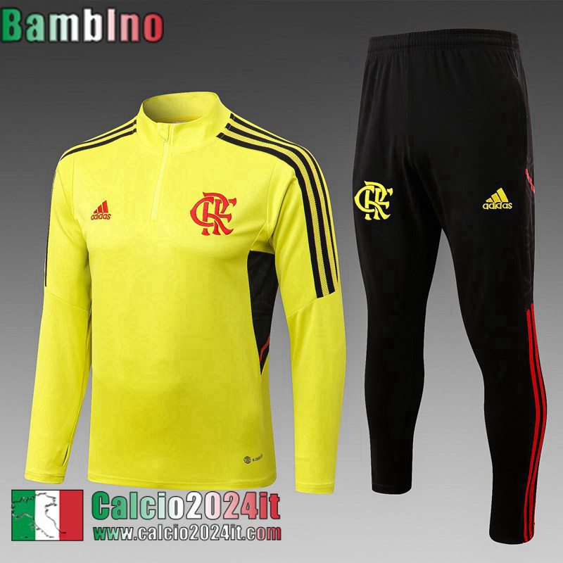 Flamengo Tute Calcio giallo Bambini 22 23 TK519